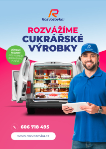 Zajistíme rozvoz dortů, zákusků a cukrářských výrobků
